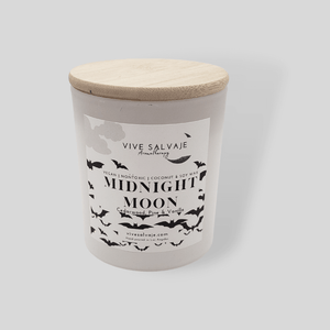 Midnight Moon Wooden Wick Candle