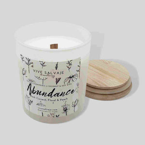 Abundance Wooden Wick Candle