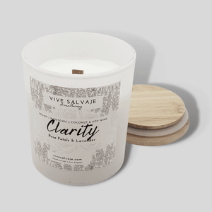 Clarity Wooden Wick Candle