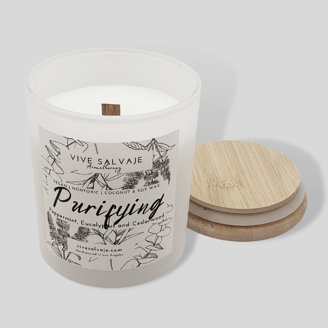Purifying Wooden Wick Candle