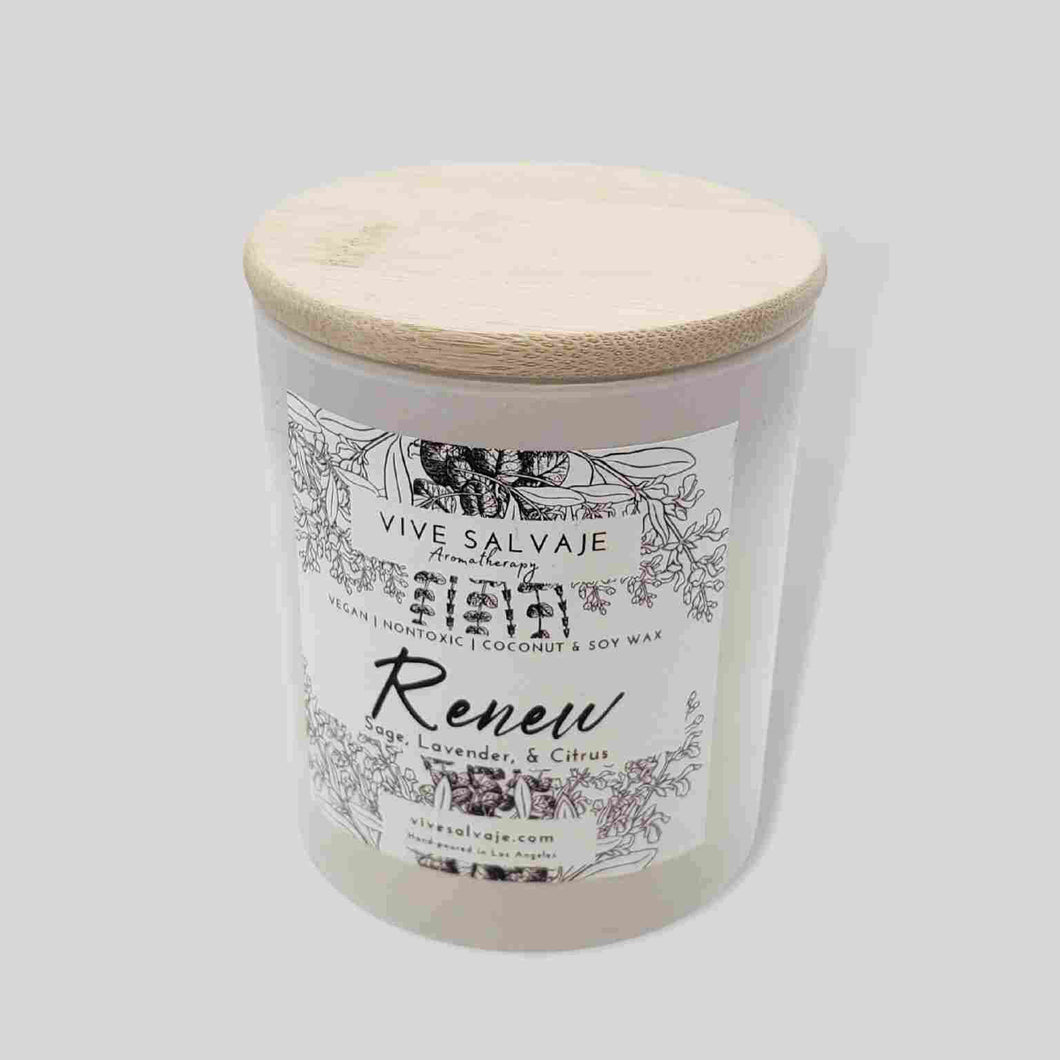 Renew Wooden Wick Candle
