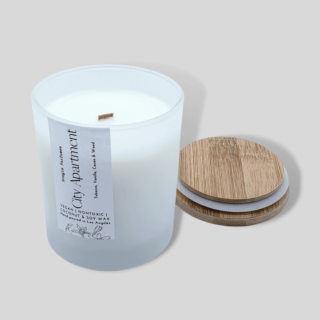 City Apartment Wooden Wick Candle