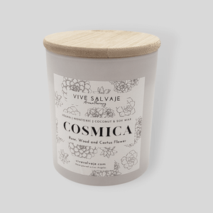 Cosmica Wooden Wick Candle