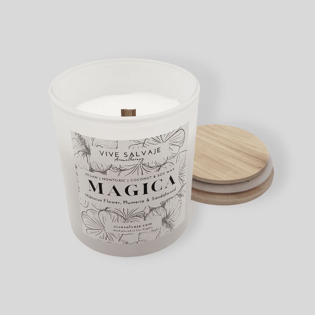 Magica Wooden Wick Candle