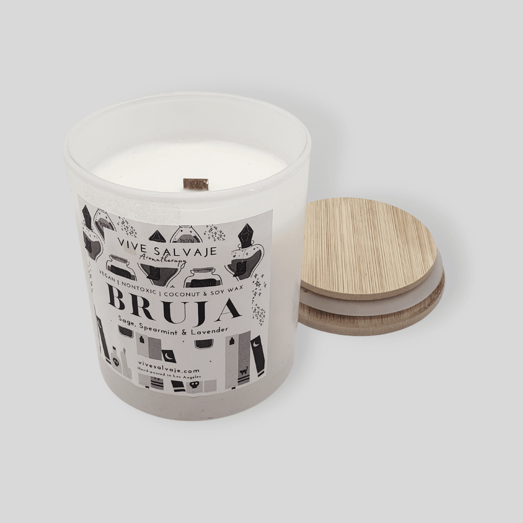 Bruja Wooden Wick  Candle