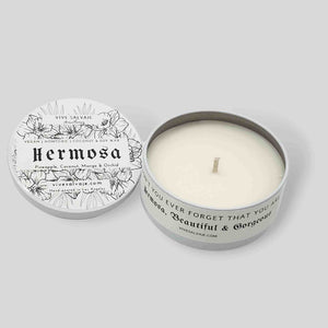 Hermosa Tin Candle